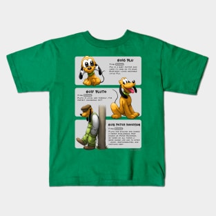 Pluto Evolutions Kids T-Shirt